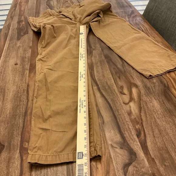 American Eagle Outfitters Mens Relaxed Straight Khaki Cotton Chino Pants 32x34 - Picture 5 of 12